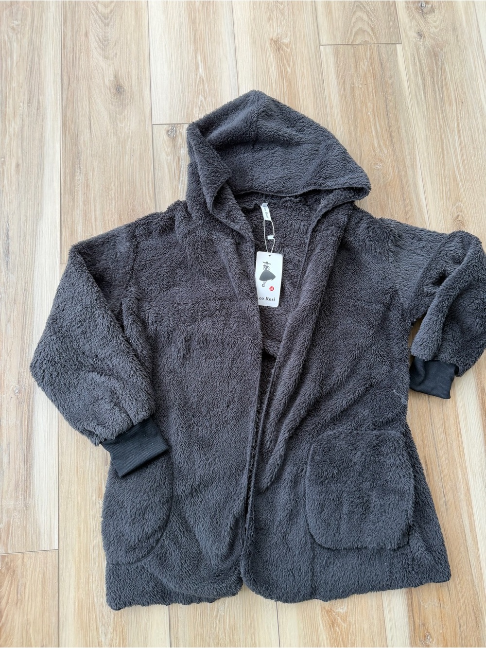Cozy Fuzzy Hooded Womens Jacket in